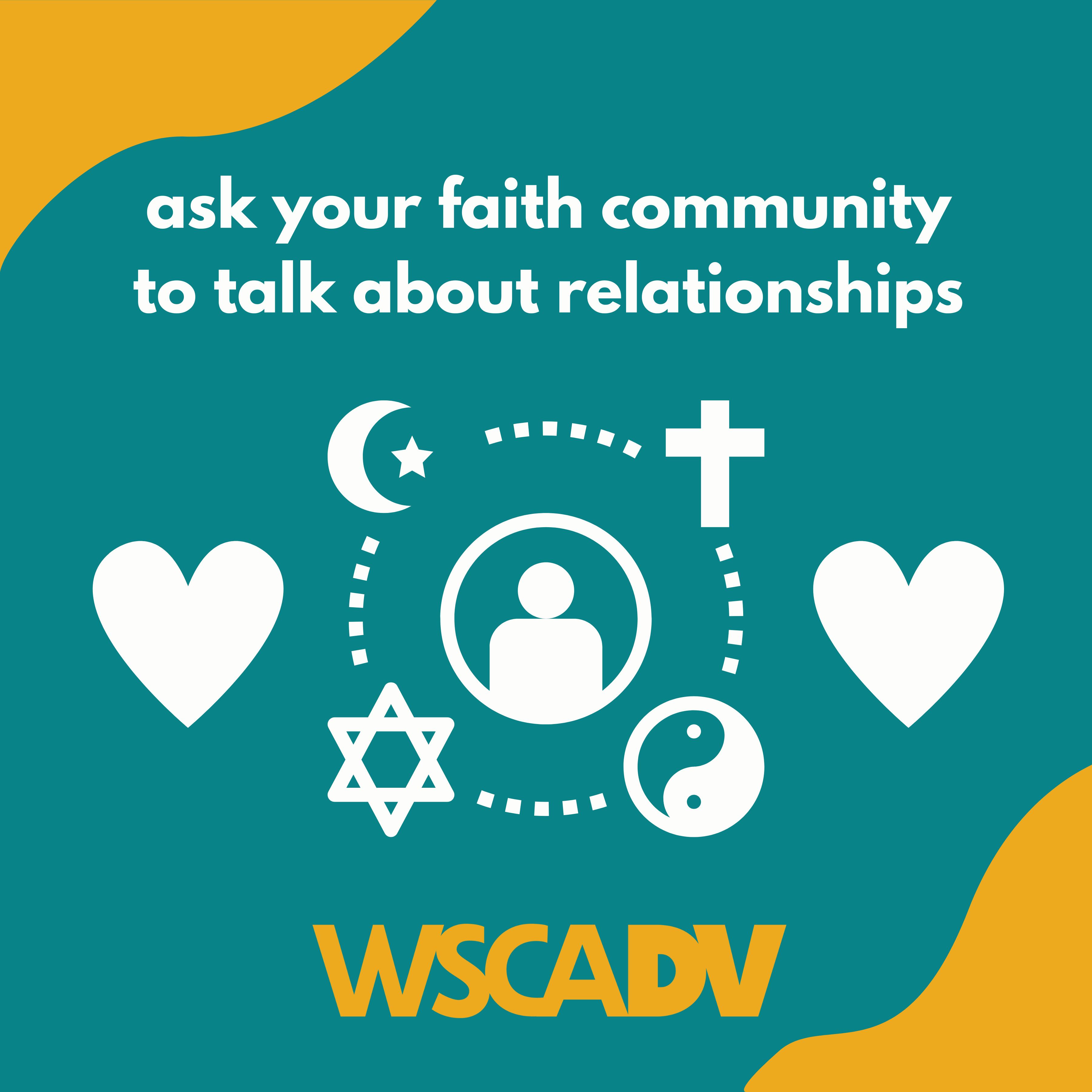 ask your faith community to talk about relationships