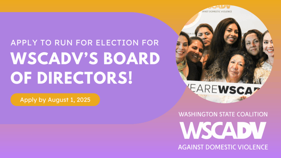 WSCADV members posting together, text provided in caption.